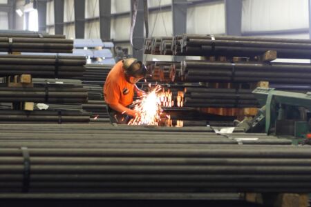 Employee In King Steel Warehouse