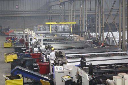 Steel in Factory